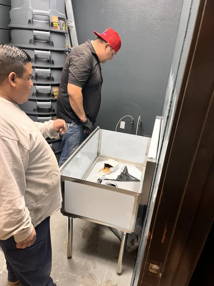 Commercial plumbing and sink installation in Crestview